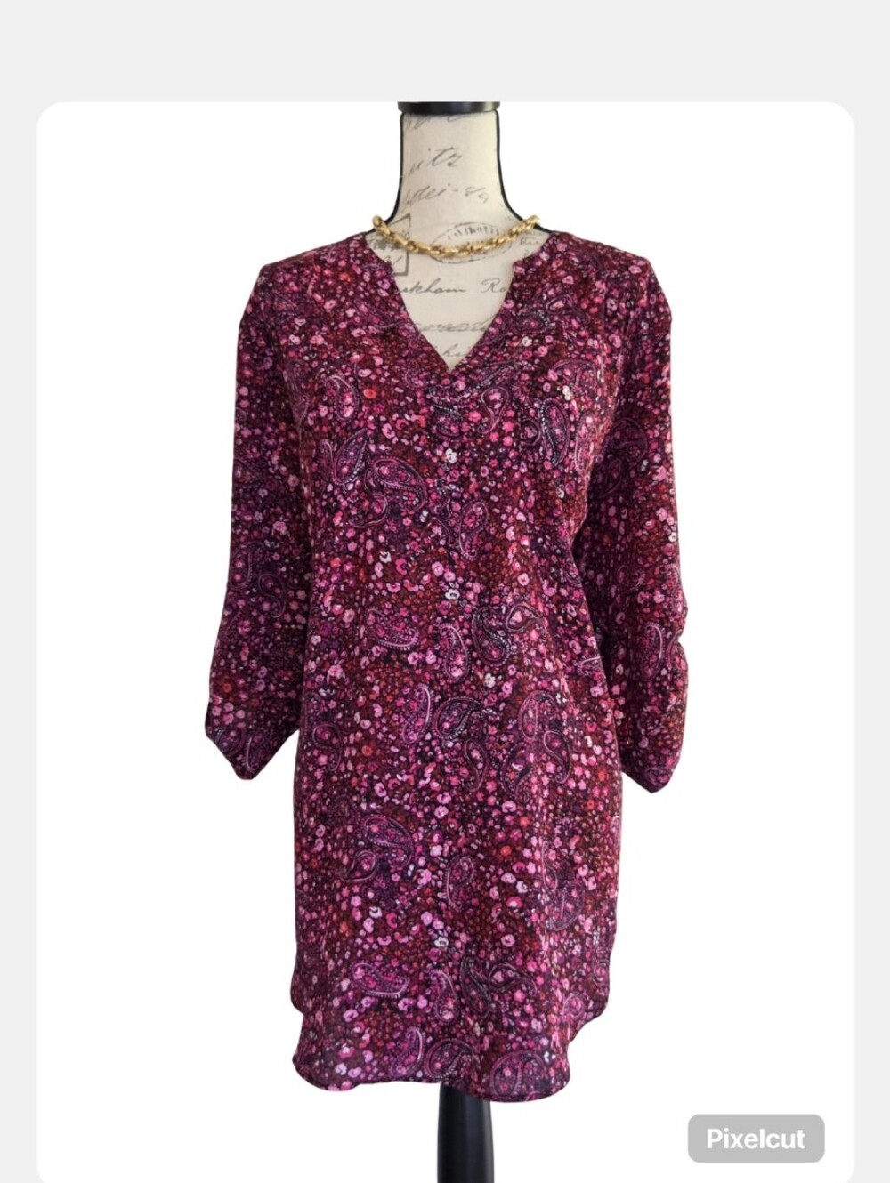 NWT Torrid Pink Floral Blouse.